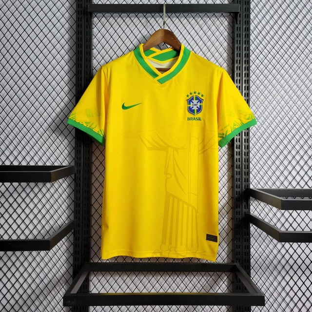 Camisa Brasil Cristo Redentor Qualidade TOP | ENTREGA SEM TAXA 