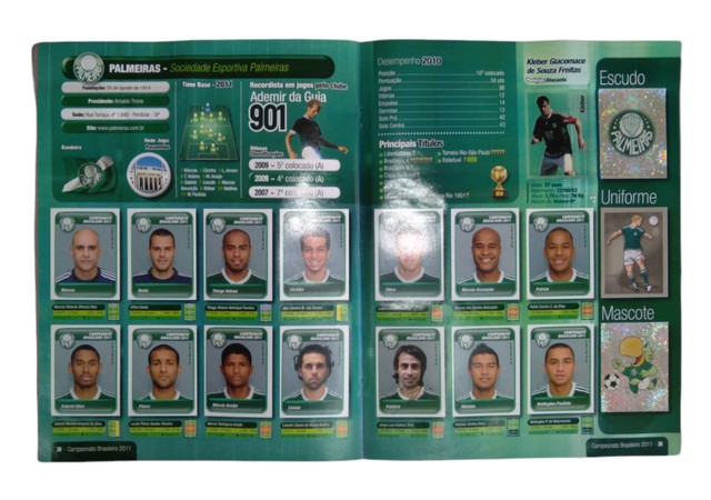 Álbum figurinhas Campeonato Brasileiro 2011 - Foto 4