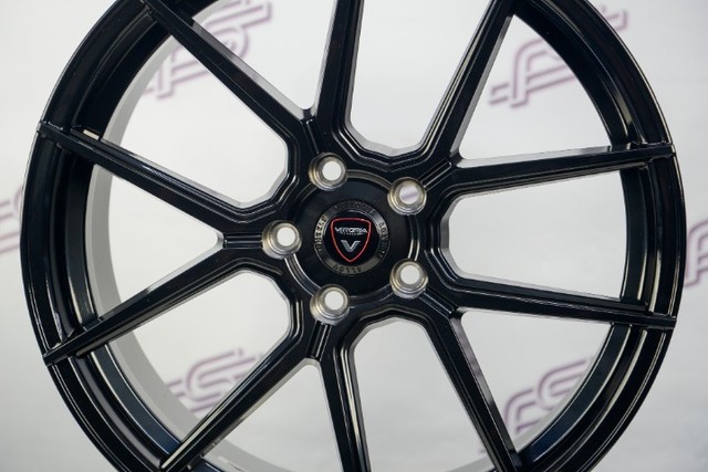 Rodas Vittoria San Diego Preto Semi-Brilho 5x112 - 19x8,5 aro 19 tala 8,5 - Foto 4