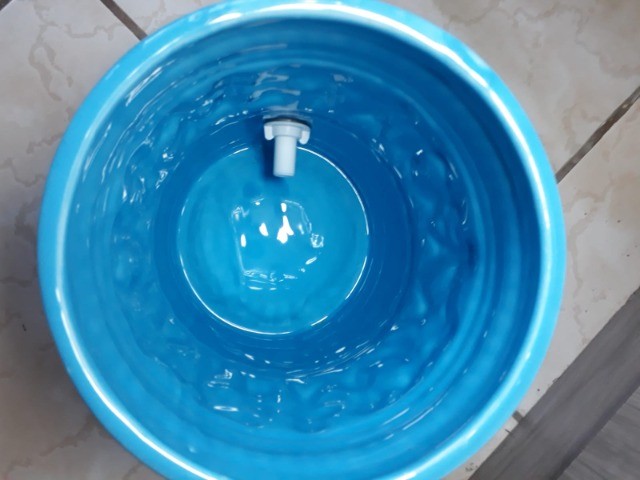 Filtro de Água Antigo em Cerâmica Vitrificada - 60 cm Altura X 20 cm Largura - Relíquia - Foto 5