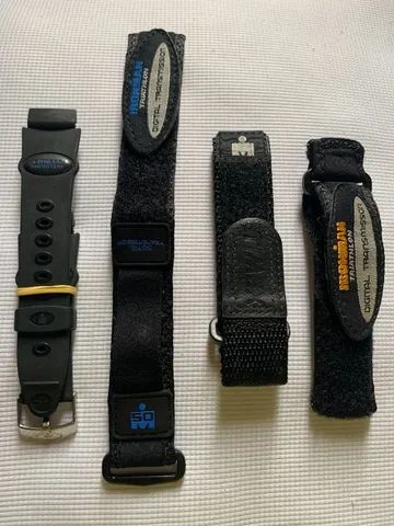 Pulseira de Couro Timex Oakley Bulova Fecho Passsadores Diversos - Foto 2
