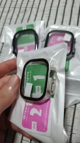 Bumper de vidro temperado cor tradicional  para Smartwatch 49 mm