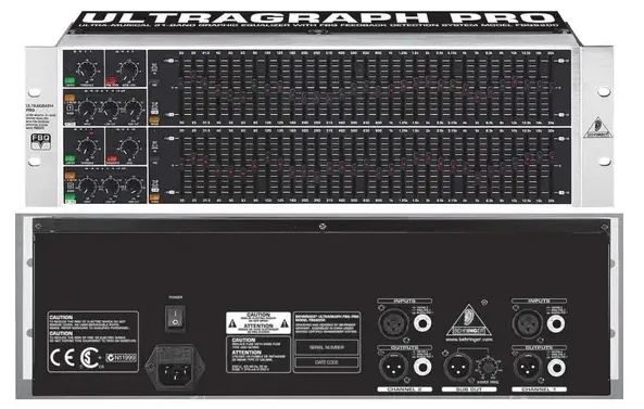 Equalizador Behringer  Fbq 3102HD Ultra Graph Pro 31 Bandas - Foto 2