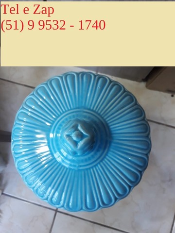 Filtro de Água Antigo em Cerâmica Vitrificada - 60 cm Altura X 20 cm Largura - Relíquia - Foto 3