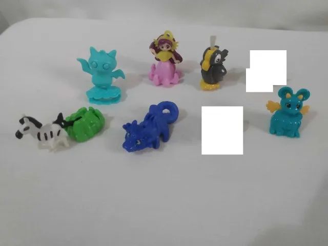 Lote 6 Brinquedos Kinder Ovo e Joy Ler Descrição 