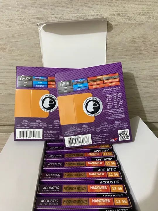 Encordoamento Elixir 0.12 Phosphor Bronze - Foto 4