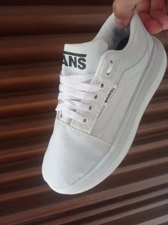 Tênis vans lançamento branco 
