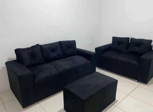 Conjunto 2 e 3 lugares mais puf NOVO - Foto 3