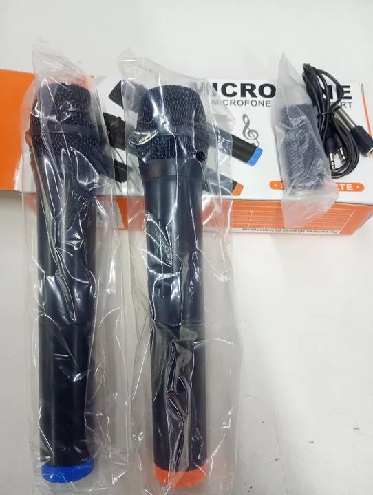 Microfone Sem Fio  Kit Duplo  Ideal para Karaokê! - Foto 2