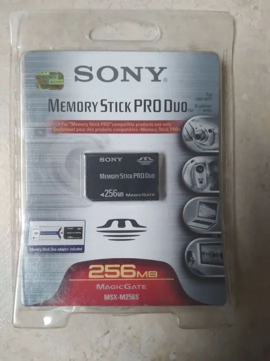 Cartão de Memória Sony Memory Stick Pro Duo 256MB - Foto 3