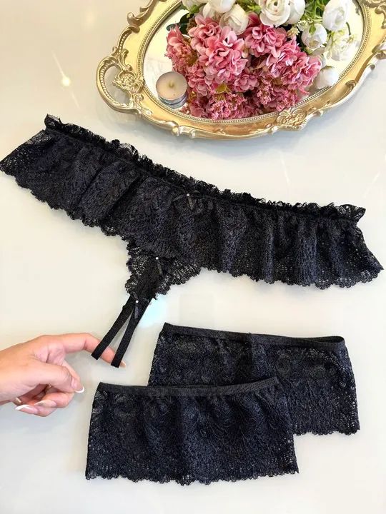 Conjunto de Calcinha Apressadinha moda íntima lingerie - Foto 2