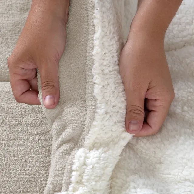 Coberdrom Casal Dupla Face Manta Soft + Sherpa Carneiro - Foto 2