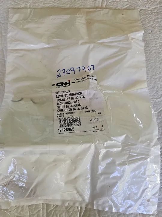 Trator New holand case puma conjunto vedações nova originais 47126955