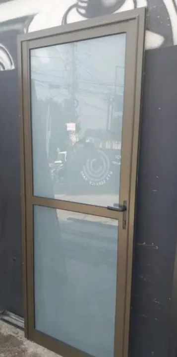 Porta de giro linha gold vidro leitoso  - Foto 4