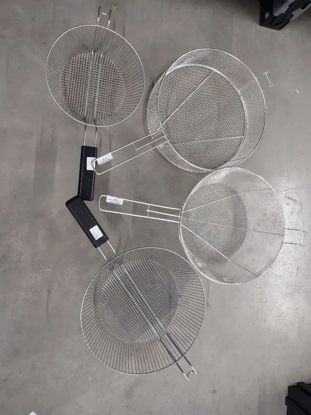 Cesto redondo, quadrado, retangular ou meia lua para fritadeira ou tacho q - Foto 4