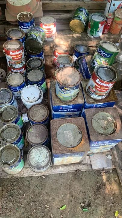 Lote de Tintas para Pintura - Diversas Marcas e Cores