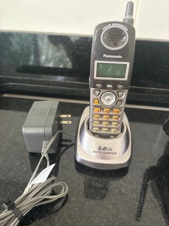 Telefone Panasonic - com secretária eletrônica extensão Sem Fio e Fixo - Foto 3