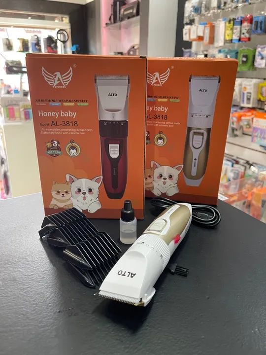 Máquina de Tosar Animais Profissional Recarregável altomex Al-3818 - Foto 2