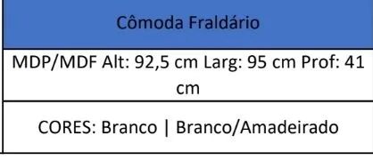 CÔMODA FRALDÁRIO COM FRETE GRÁTIS: TÁ NA QUEIMA!!! - Foto 2