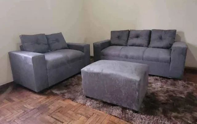 Conjunto 2 e 3 lugares mais puf NOVO - Foto 2