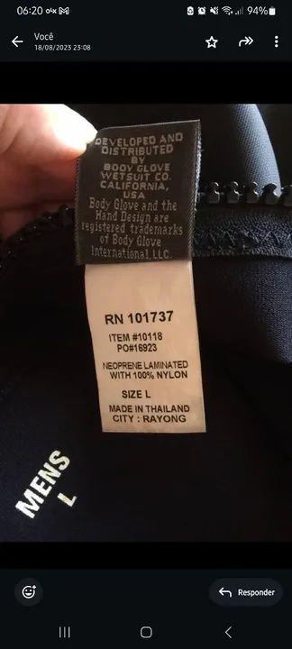 Short John O'Neill Body Glove. - Foto 2