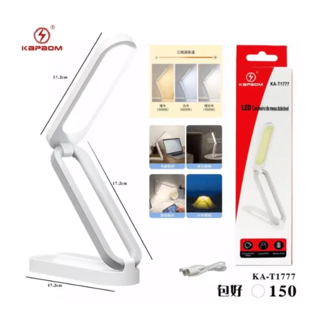 Luminária Led De Mesa Dobrável - Kapbom  cod: 4044 - Foto 4
