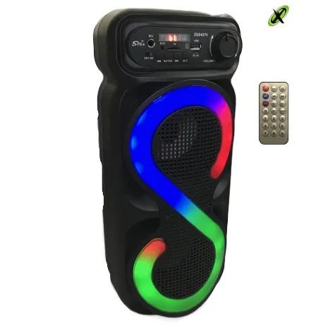 Caixa de Som Bluetooth 16W RGB ZQS-4270 X-Cell - Preta - Foto 5