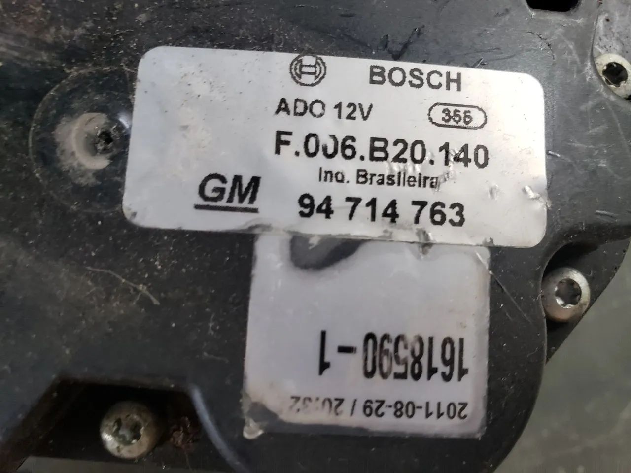 Motor limpador traseiro GM agile 09 a 15 original - Foto 3