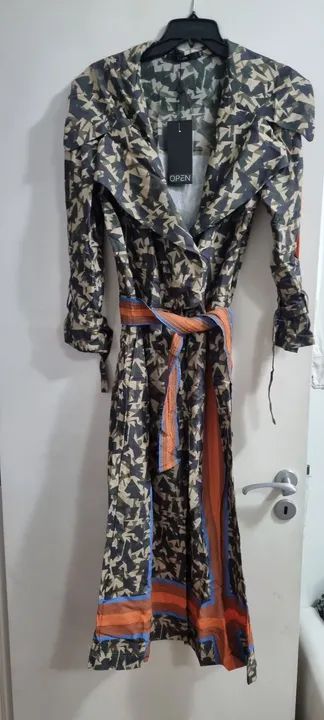 macacão estampado novo open, pp, veste p também - Foto 5