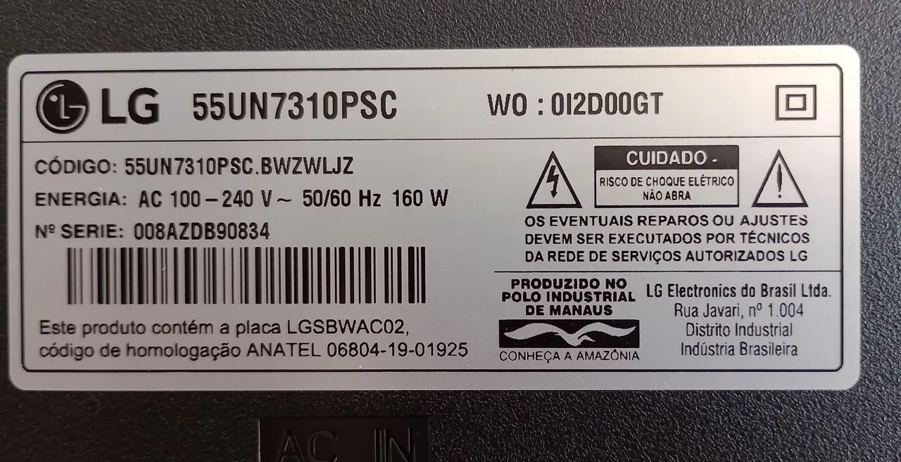 Placa fonte para TV LG 55UN7310PSC - Foto 5