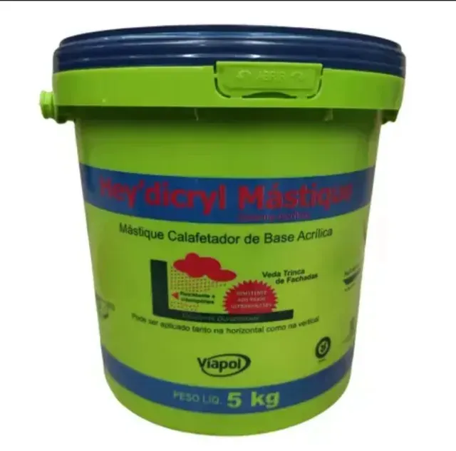 Mastique P/ Calafetar Trincas Fissuras Heydicryl Viapol 5kg