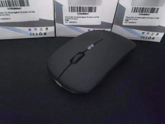 Mouse sem fio recarregável - Novo  - Foto 5