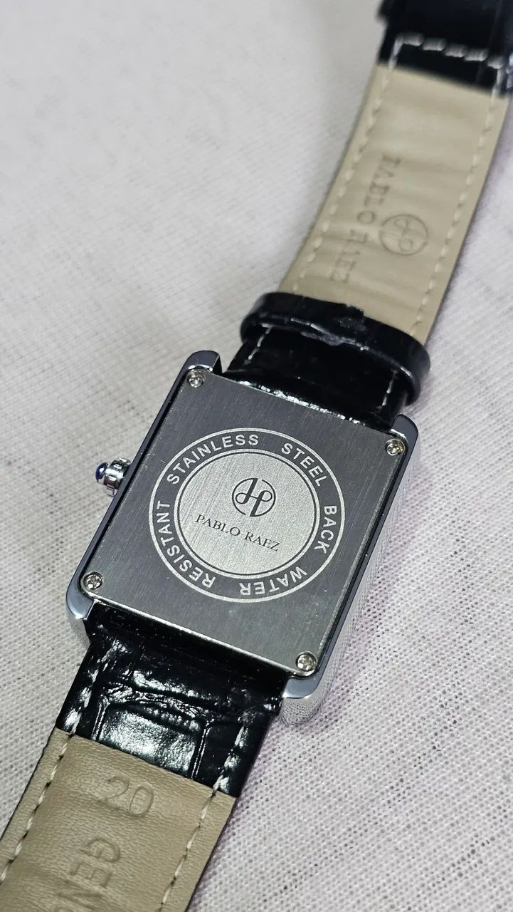 Relógio Pablo Raez "Cartier" Tank - Novo s/ Caixa - Foto 4