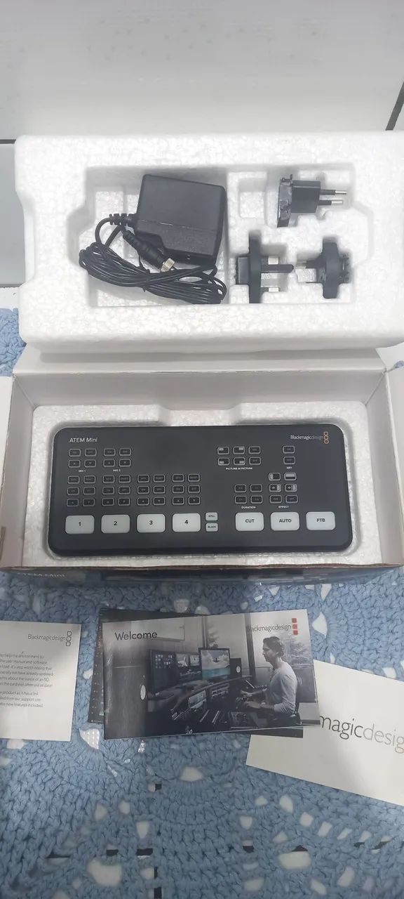 ATEM Mini BLACK MAGIC...Mixer de Vídeo ao Vivo .NOVO SEM USO .. - Foto 2