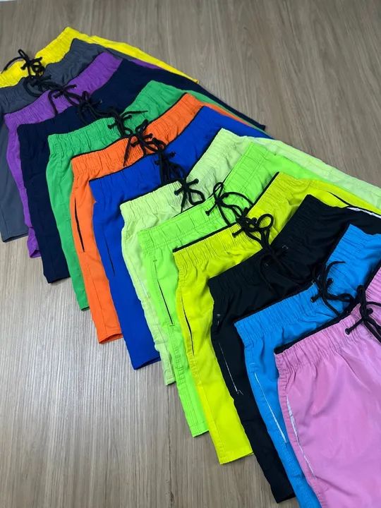 Short tactel com elastano masculino 