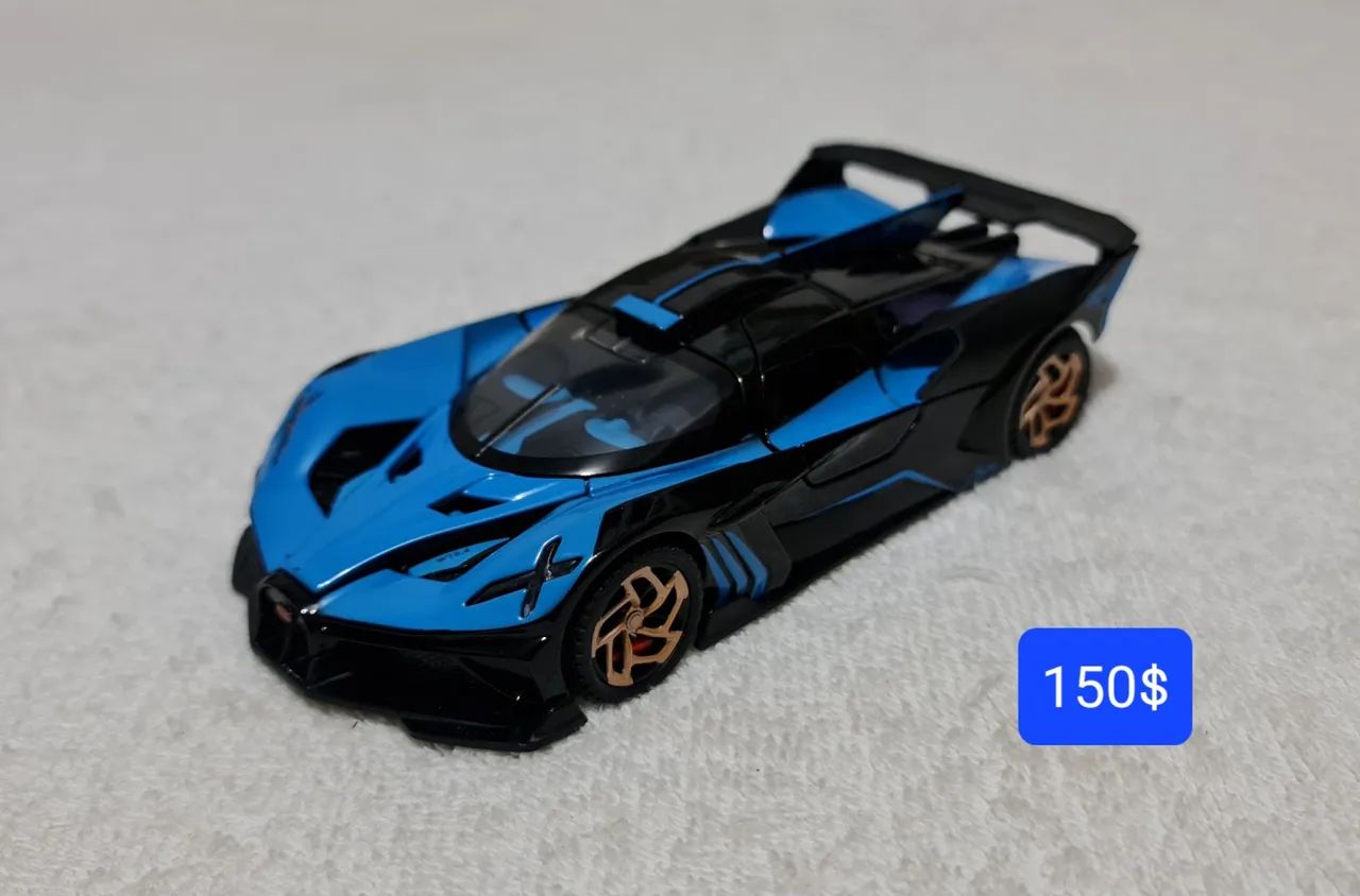 Carrinho miniatura Bugatti Bolide 