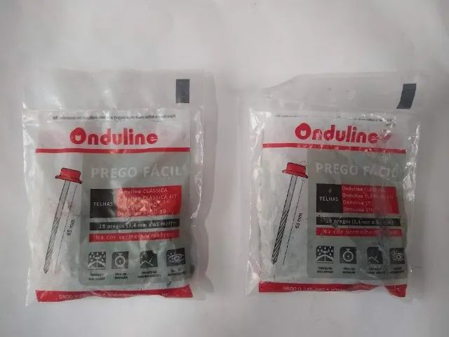 Kit 2 Saquinhos: Prego Fácil Verde 18 Unidades Onduline - Foto 3