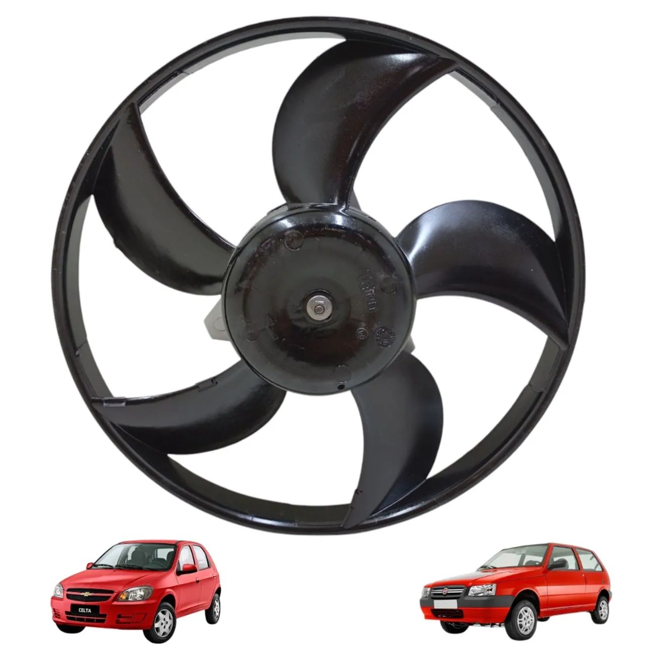 Ventoinha Radiador S/ar Celta 2007 A 2016 Uno Fire 04/11
