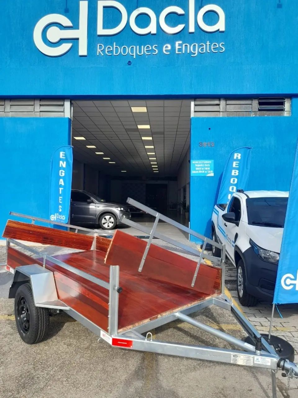Carretinha Fazendinha  estrutura em AÇO GALVANIZADO - Foto 3