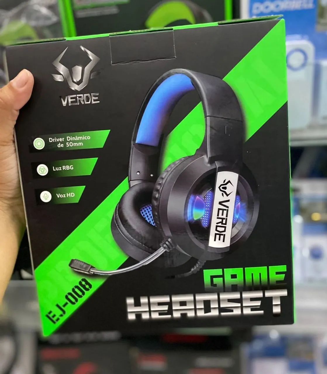 Fone gamer RGB com microfone -ENTREGA A DOMICÍLIO 