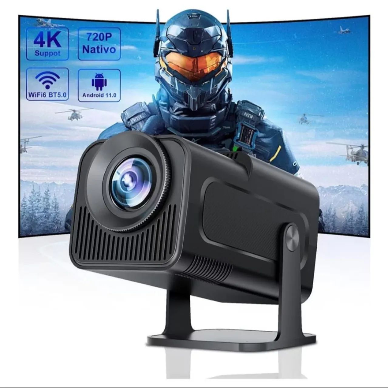 Mini projetor original preto 