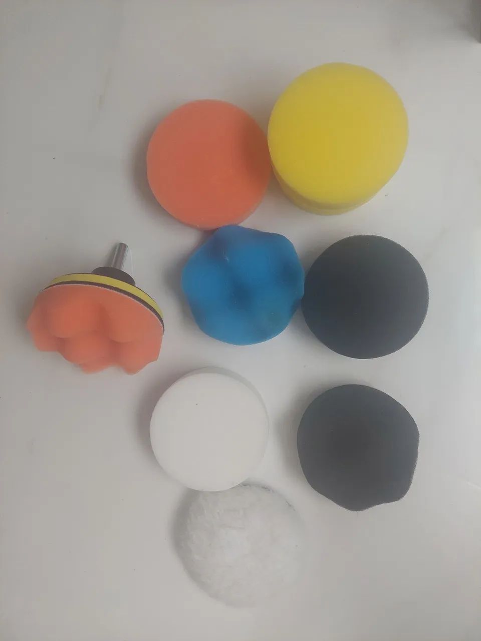Jogo de 11 boinas para polimento/acabamento - uso em furadeira, parafusadeira e politrix  - Foto 5