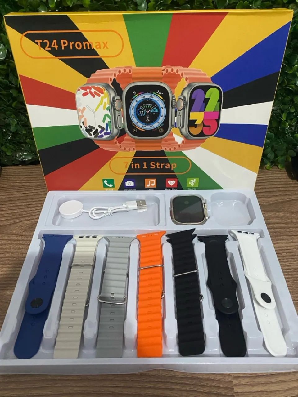 Smartwatch S10 Ultra com 7 pulseiras (NOVO)  - Foto 2