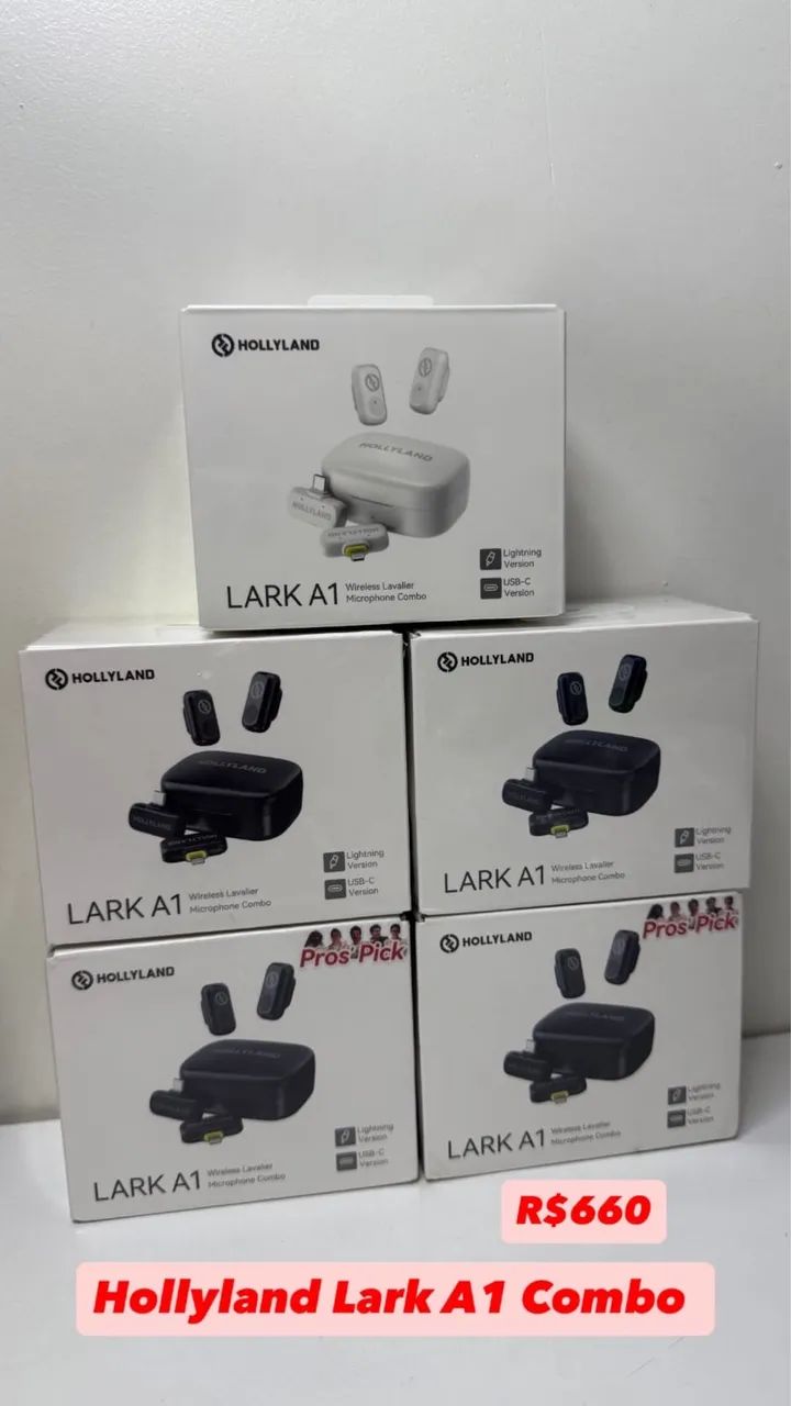 Microfone Hollyland Lark A1 Combo 