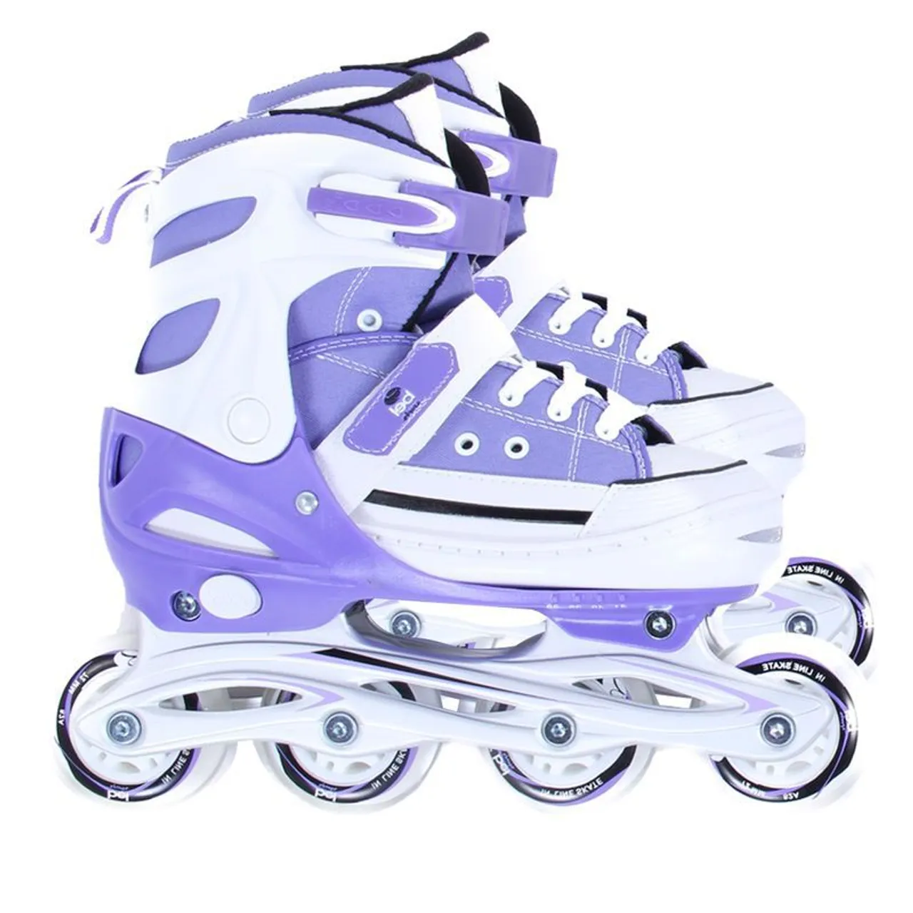 Roller Inline All Style Street Ajustável Roxo/Rosa Bel (PRONTA ENTREGA)