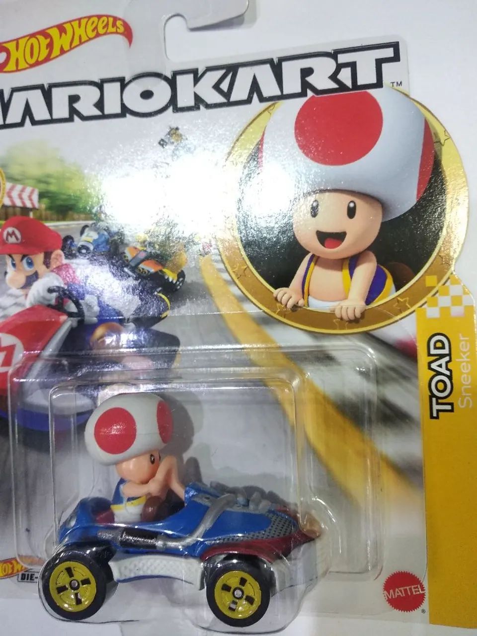 Carrinho Mario kart Toad Sneeker 1:64 Mattel - Foto 2