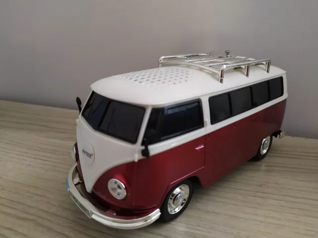 Caixinha Som Bluetooth No Formato de Kombi