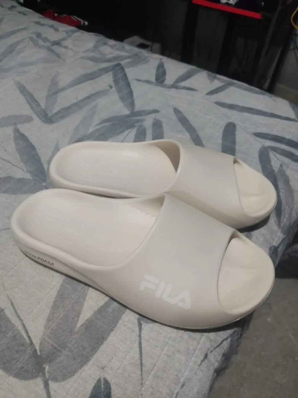 Chinelo Fila Drifter Foam Masculino Bege n° 39