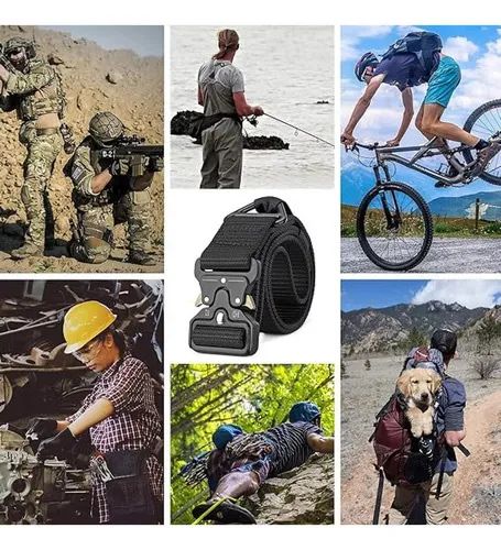 Cinto Tático Militar com Fivela de Metal - Foto 4