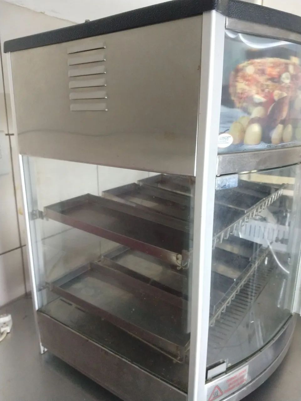 Estufa para salgados 8 bandejas 220v porta frontal  - Foto 5